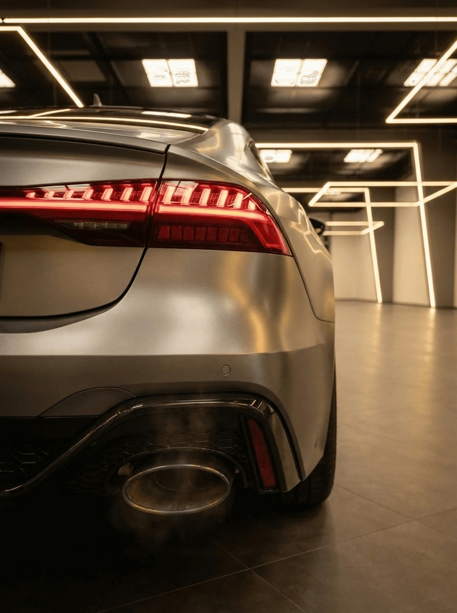 Audi A7 Detailaufnahme von Felgen und sportlichen Designelementen